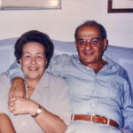 Maria e Filippo, in uno scatto del 1990 circa.