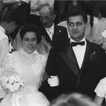 Il giorno del matrimonio di Maria e Filippo, 18 giugno 1956.