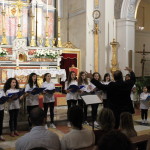 Il Coro di voci bianche "Arcobaleno", diretto dal M° Carlo Intoccia