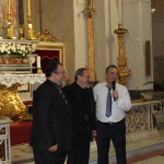 I tre Maestri della serata. Da sinistra: Nicola Capano, Vicente Pepe, Carlo Intoccia