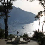 Panorama della Marina Grande di Capri da Villa Lysis